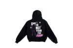 NOT FAV STAR BLACK BOXY HOODIE - obrazek 2